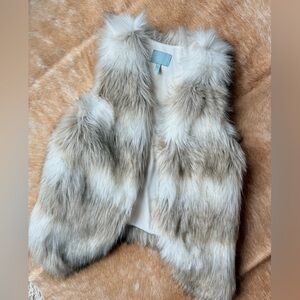 Skies are Blue faux fur vest